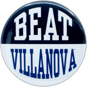 Beat Villanova spirit button